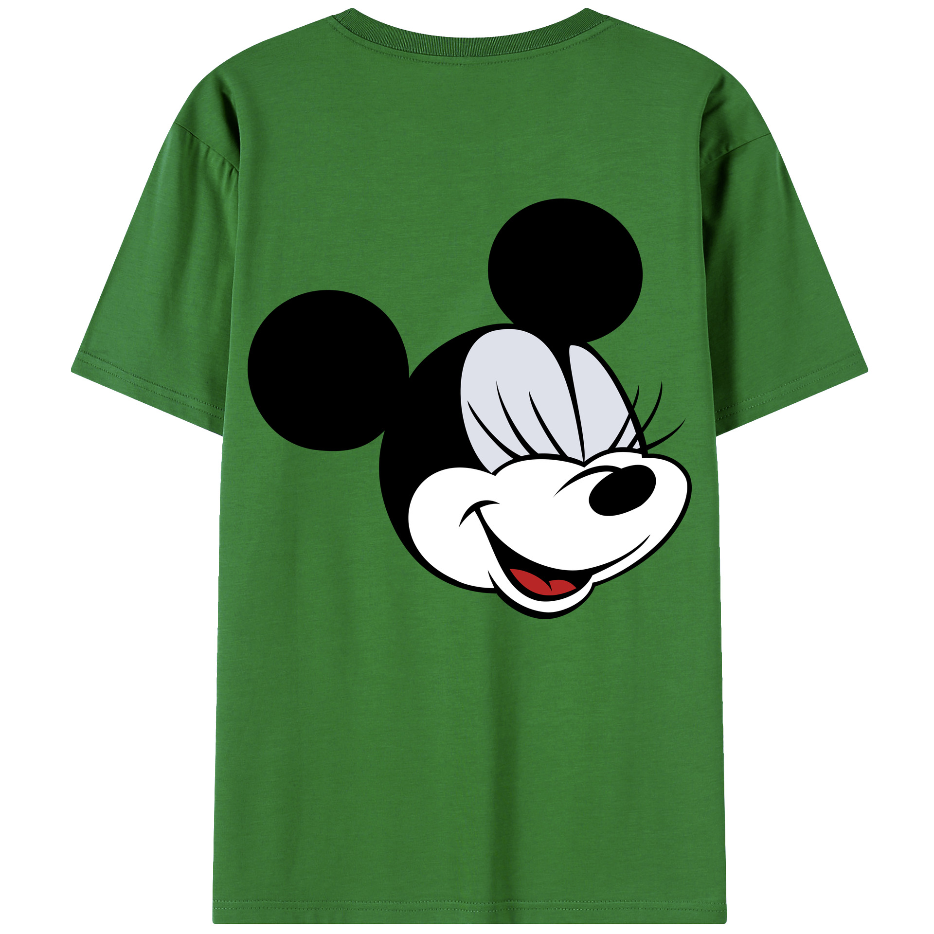 （画像用） ミッキーマウス Mickey Mouse レディース半袖Tシャツ(バックプリント)